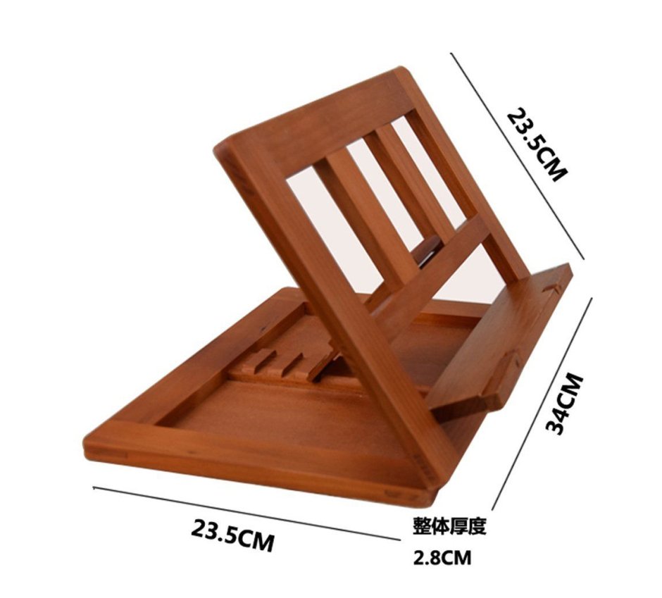 Деревянная подставка для планшета