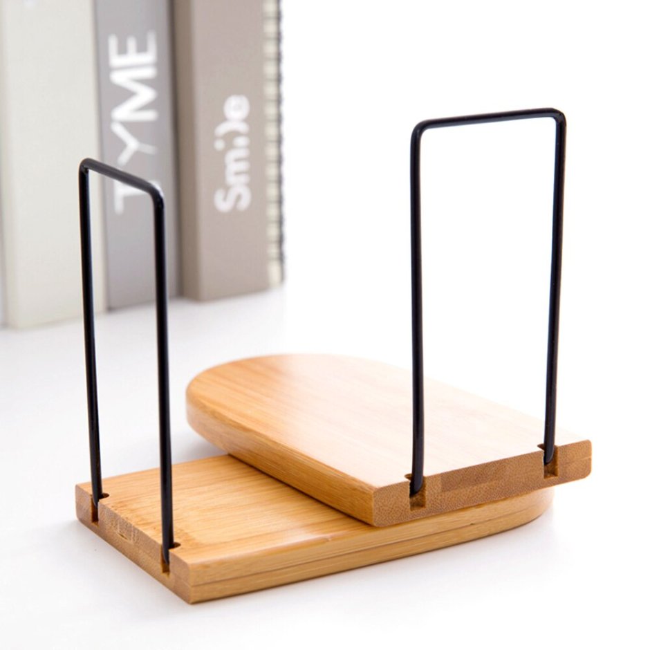 Держатель для книг из дерева