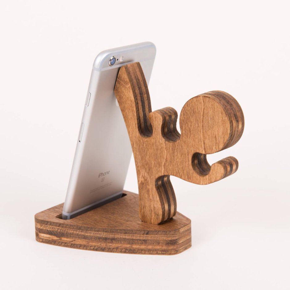 Деревянная подставка для планшета