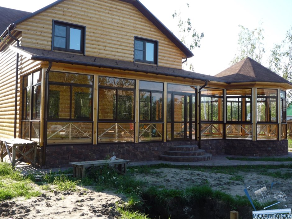 Палаццо остекление террасы