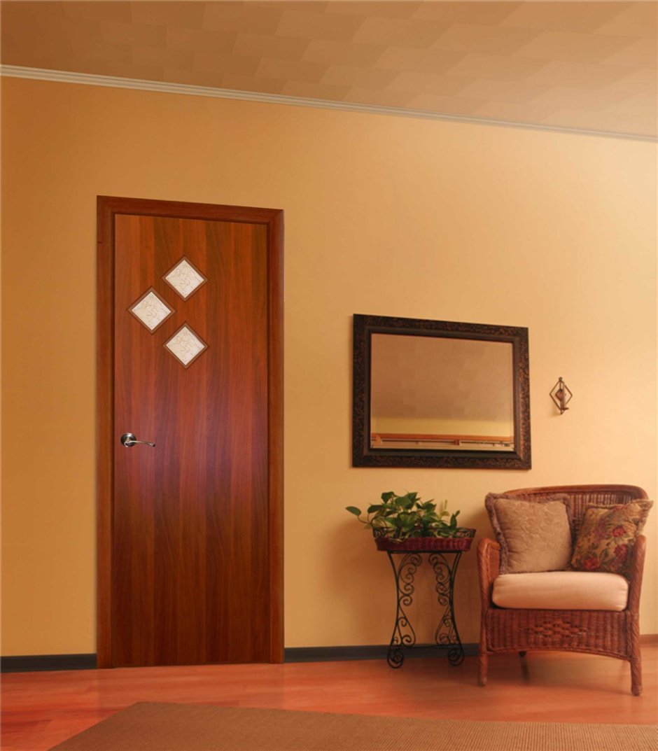 Обои под цвет дверей