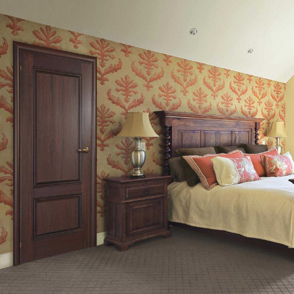 Цвет орех в интерьере