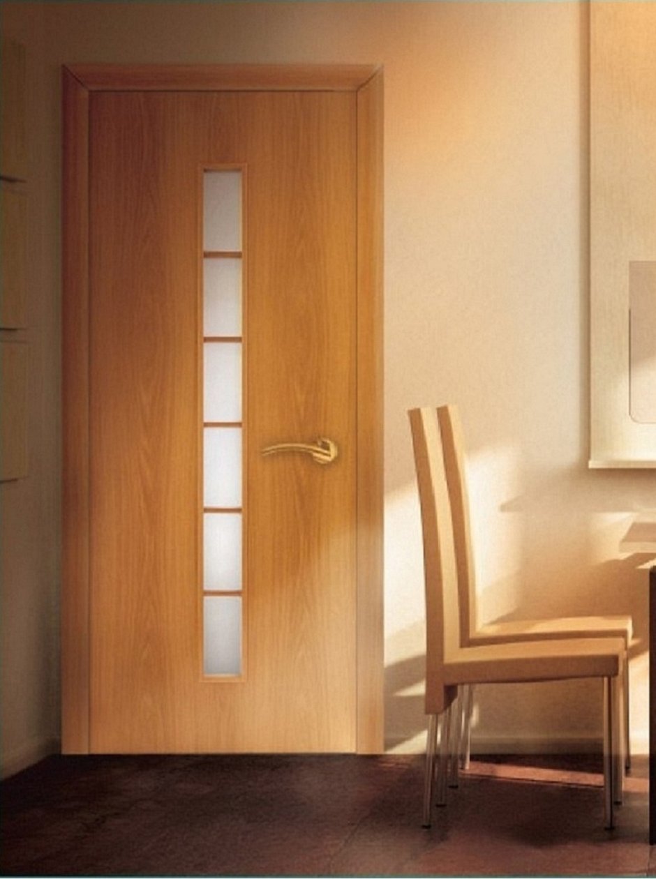 Ламинированная дверь в интерьере