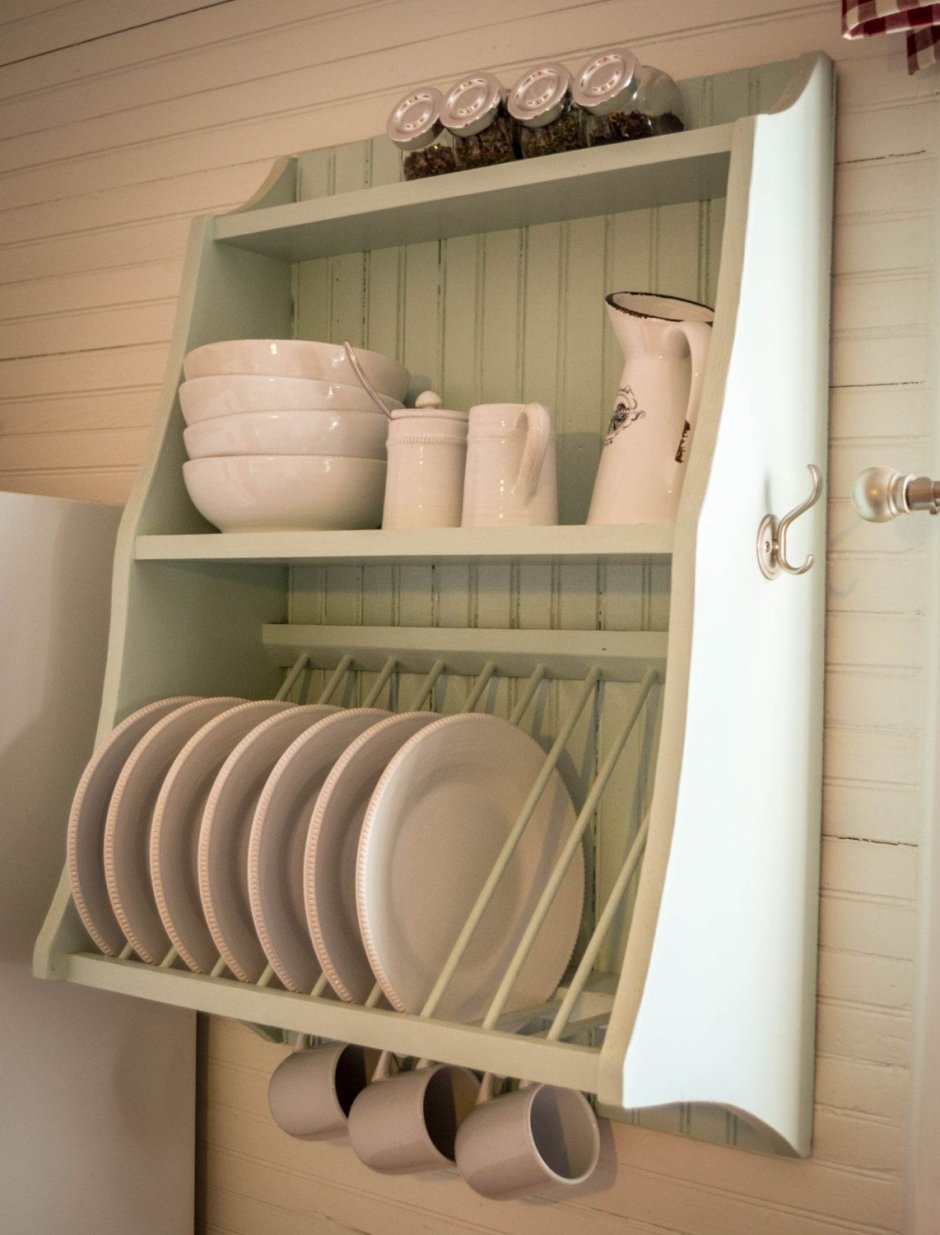 Сушилка для посуды деревянная настольная