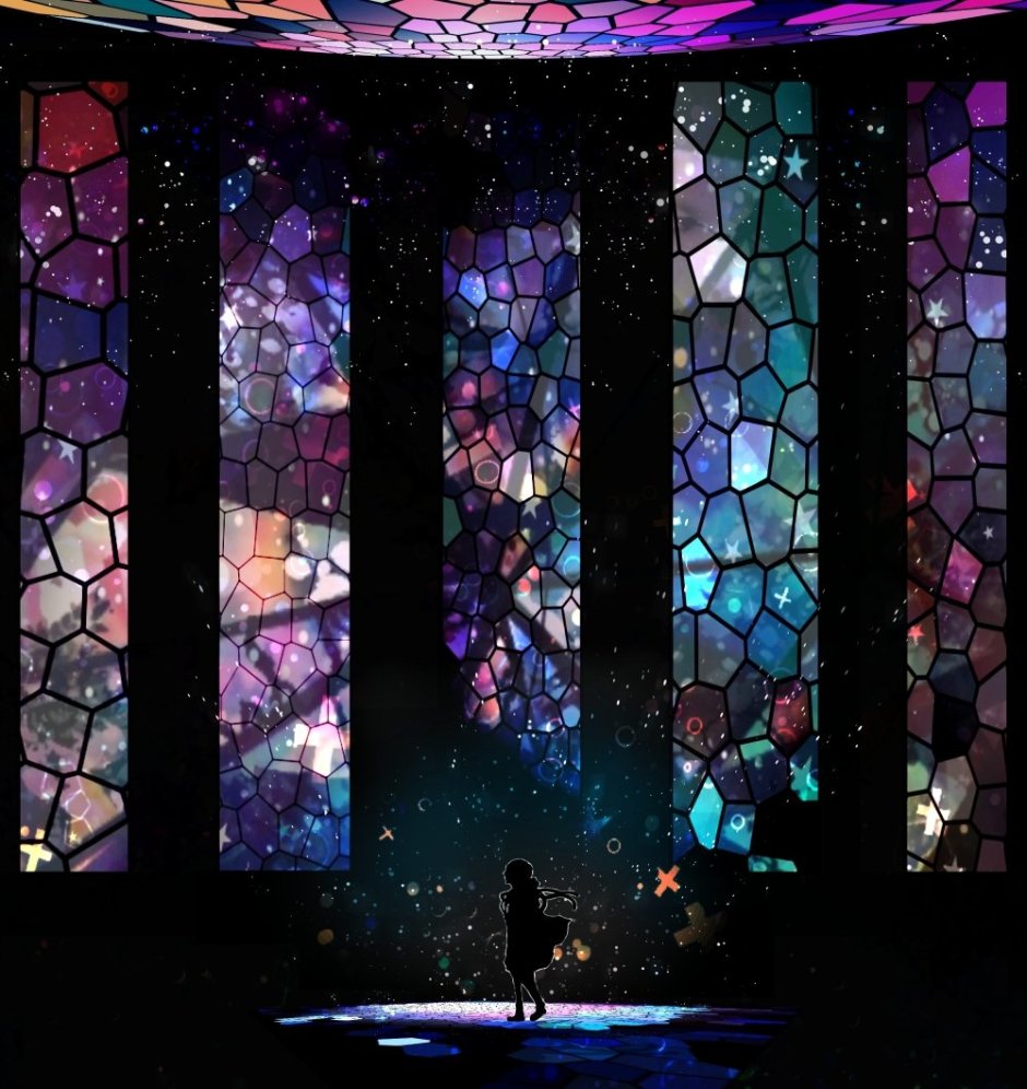 Витраж космос