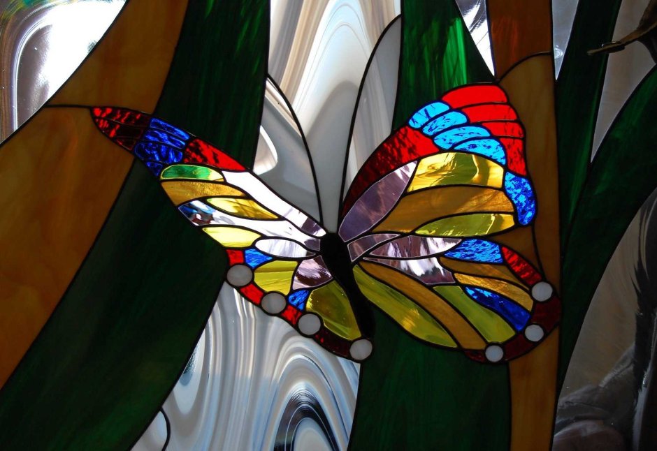 Витражи ар нуво Тиффани