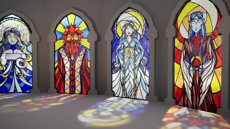 Современные витражи в архитектуре