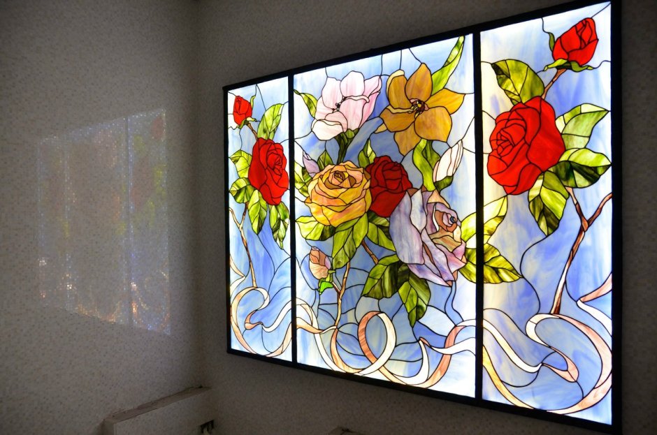 Витраж Арлекино