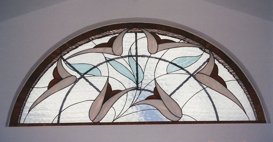 Витраж в современном интерьере