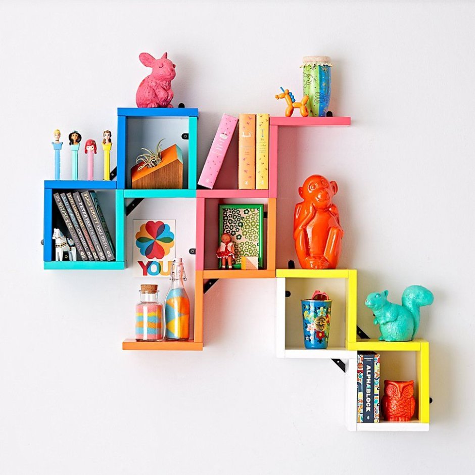 Необычные полки в детскую
