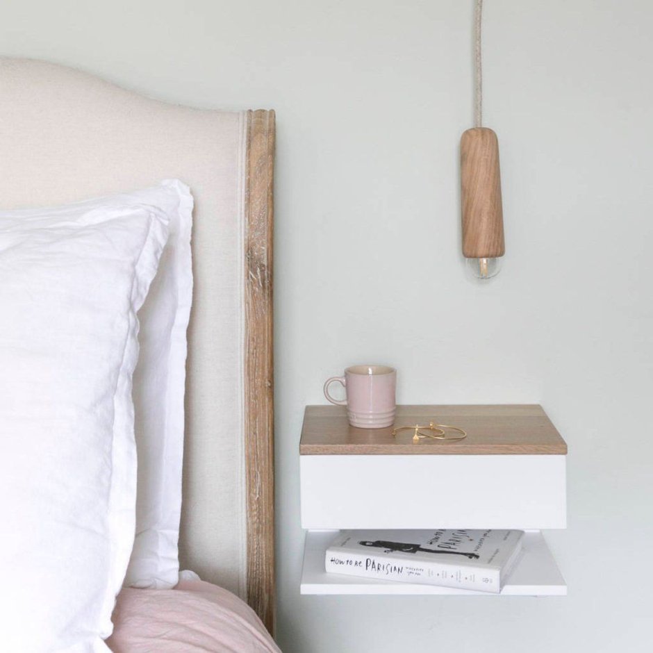 Полочка прикроватная настенная