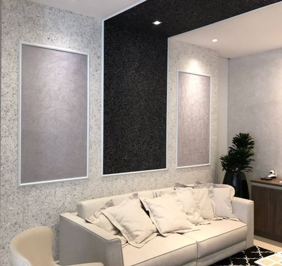 Декоративная штукатурка в комнате