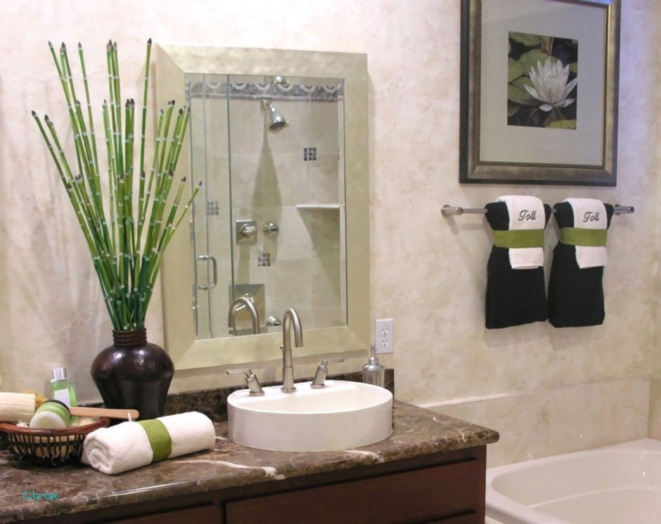 Растения в ванной комнате