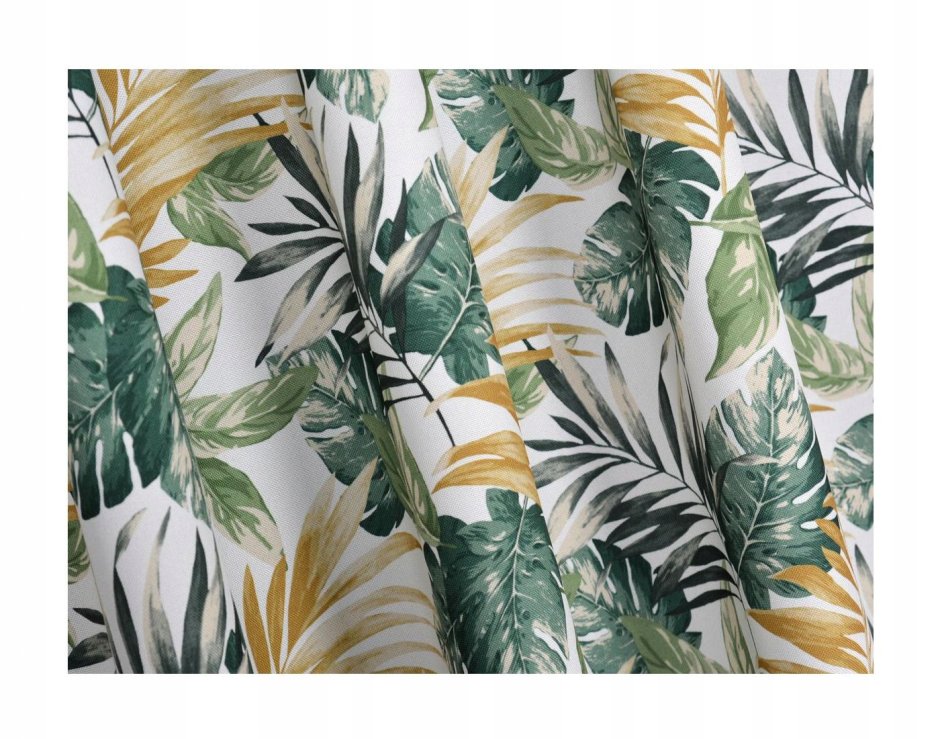 Шторы с монстерой