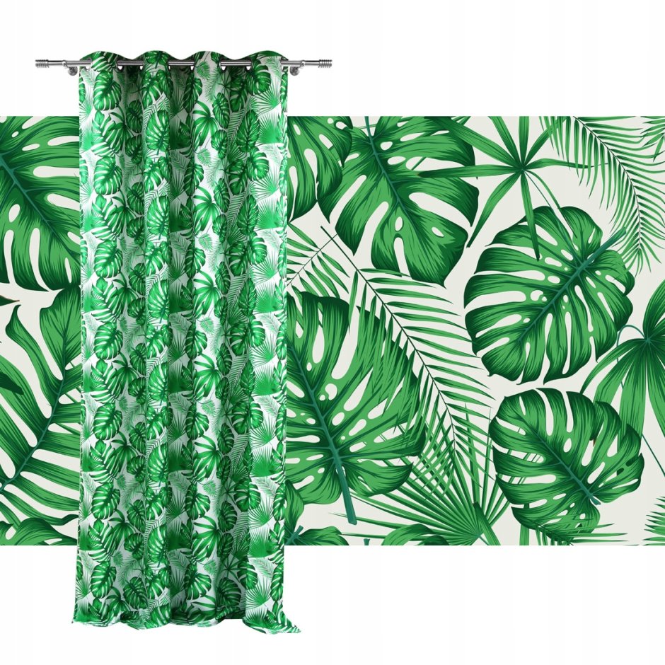 Занавески монстера