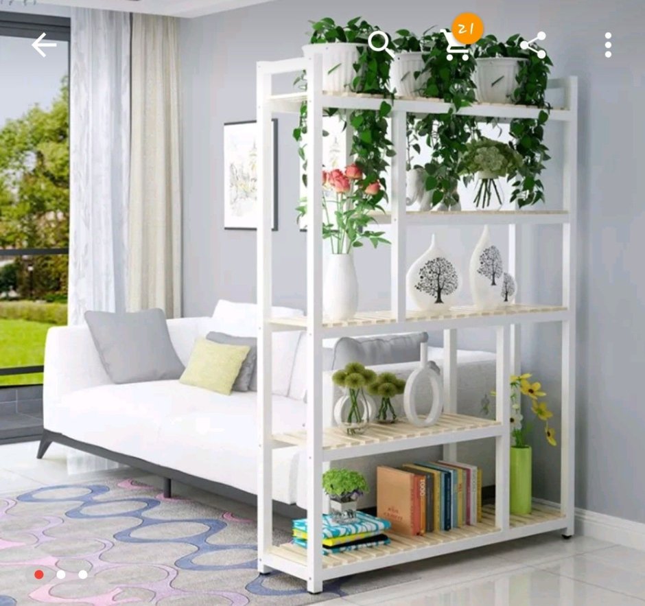 Стеллаж в эко стиле