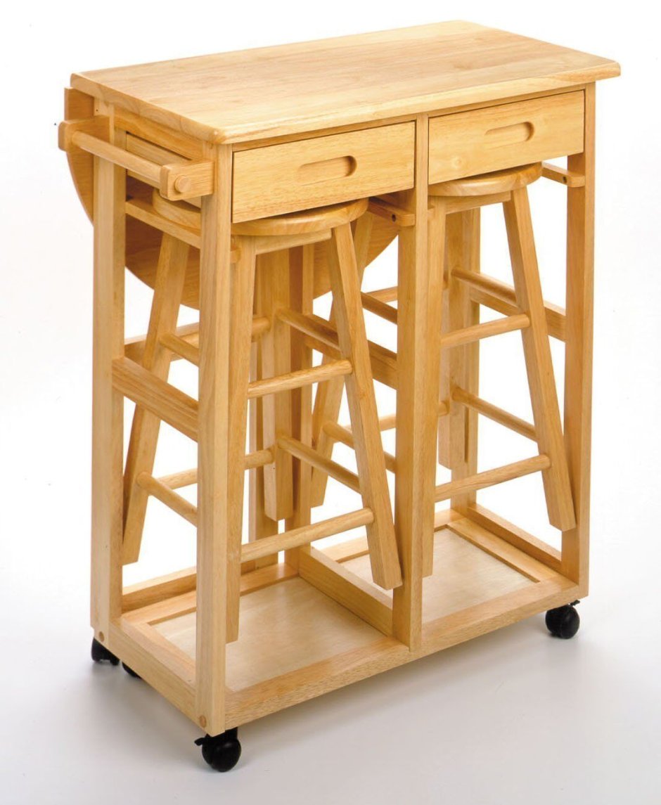 Барный складной передвижной стол