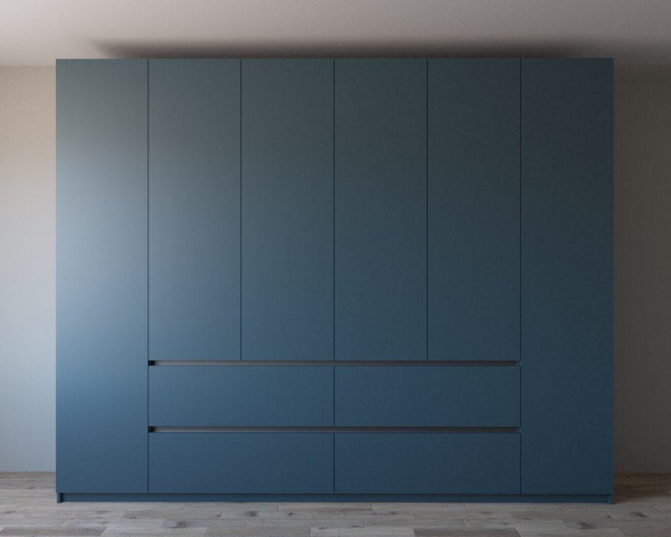 Синий шкаф
