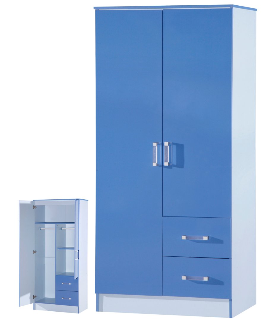 Шкаф детский синий
