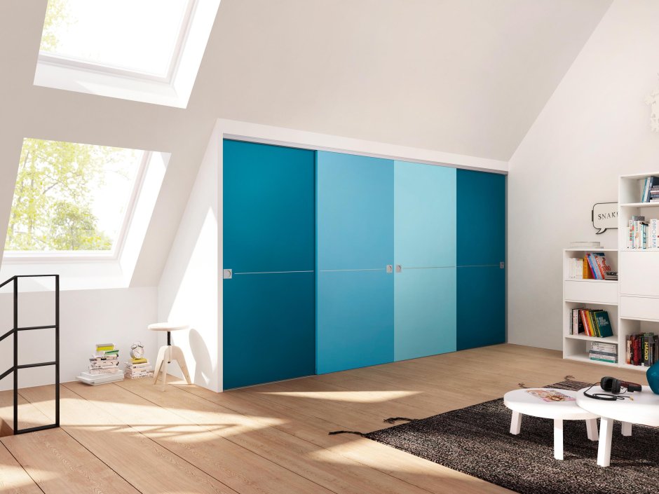 Мансардные двери купе