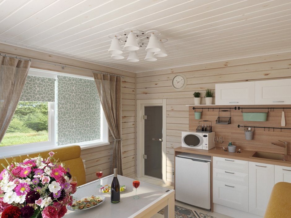 Дачный домик изнутри