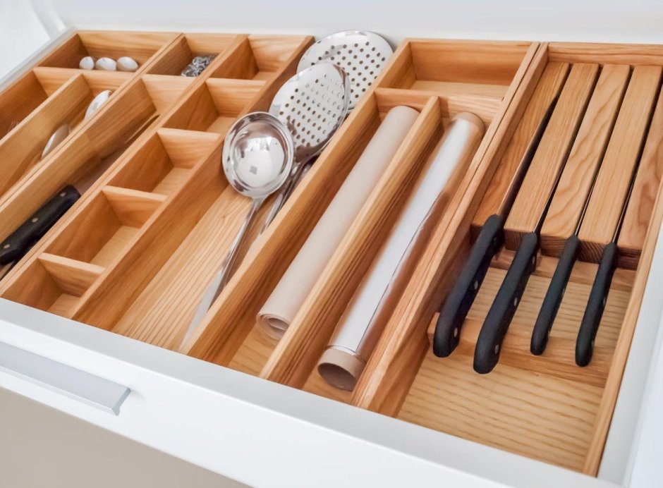 Органайзер для ножей в выдвижной ящик