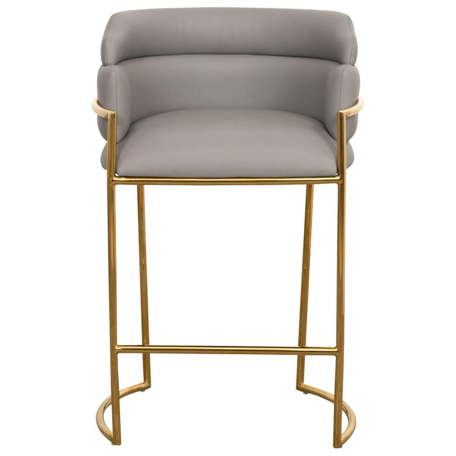 Полубарный стул латунь