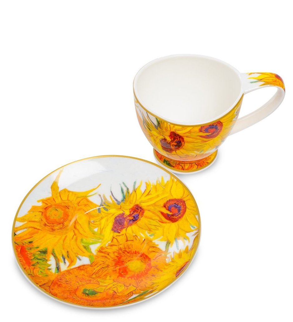Чайная пара Подсолнухи Ван Гога