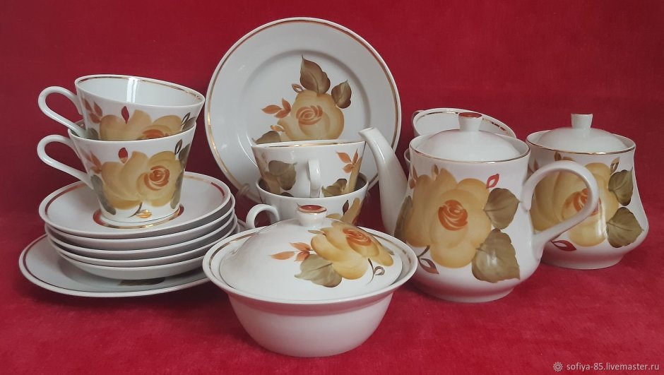 Чайный сервиз ЛФЗ Пролетарий