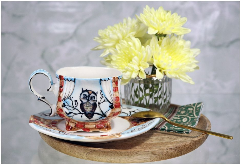 Чайные пары с совушкой