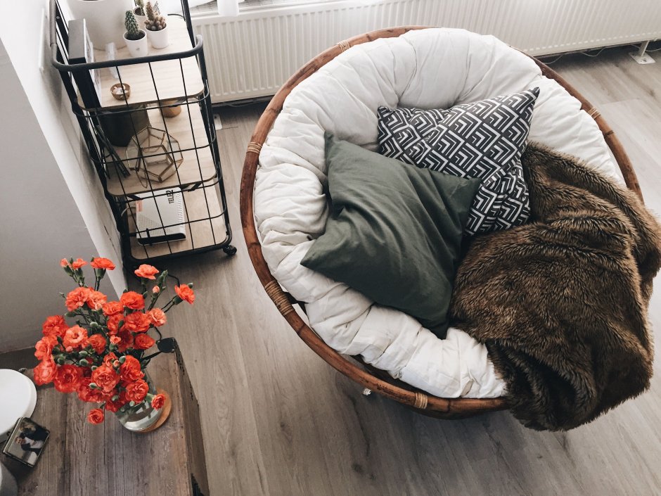 Кресло Папасан в стиле Сканди