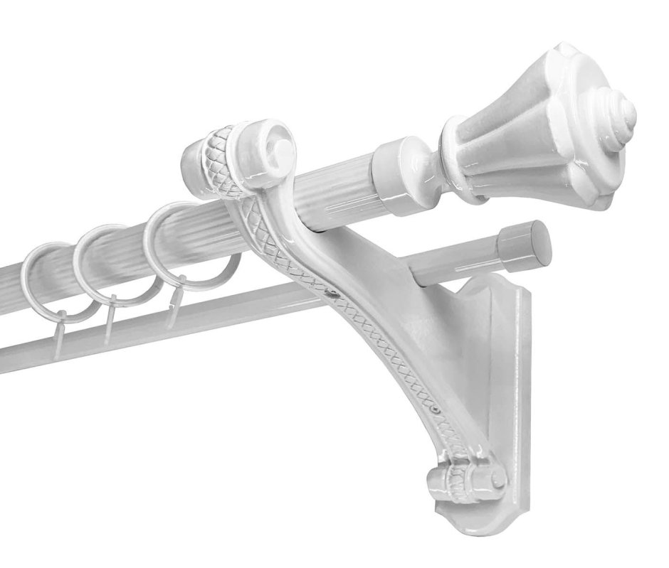 Струнный карниз для штор в интерьере
