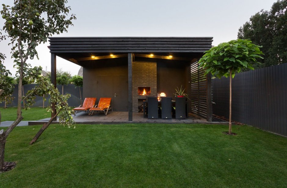 Павильон в стиле Хай тек