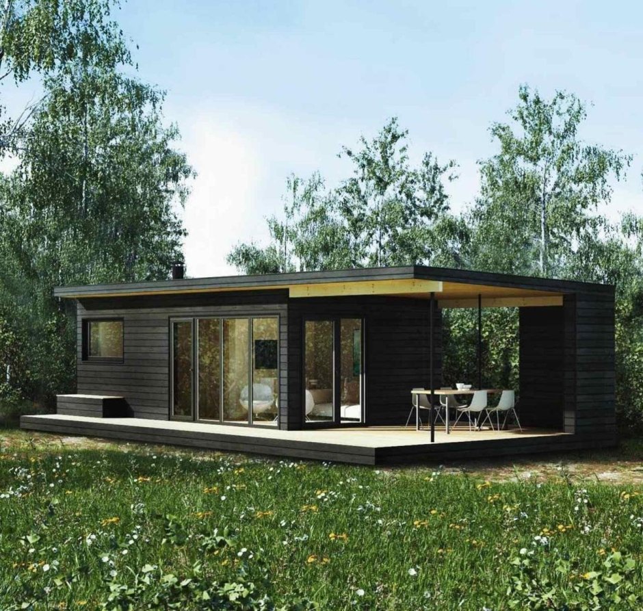 Пергола в скандинавском стиле