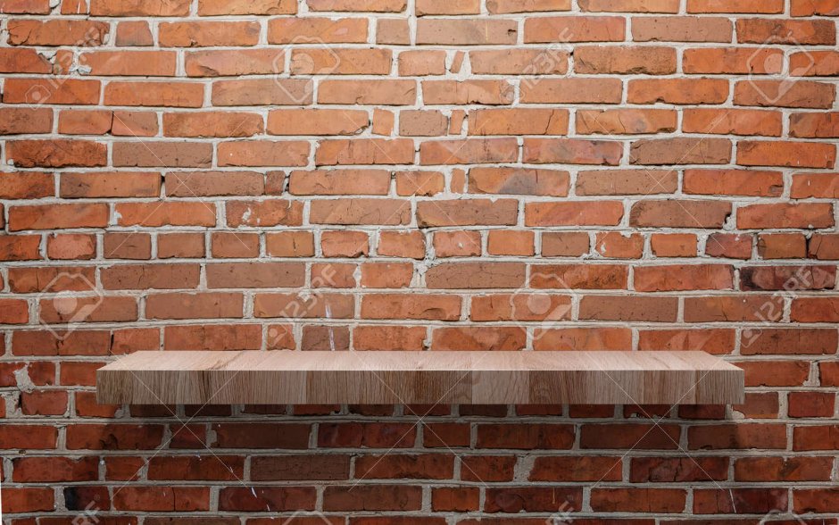 Кирпичная полка
