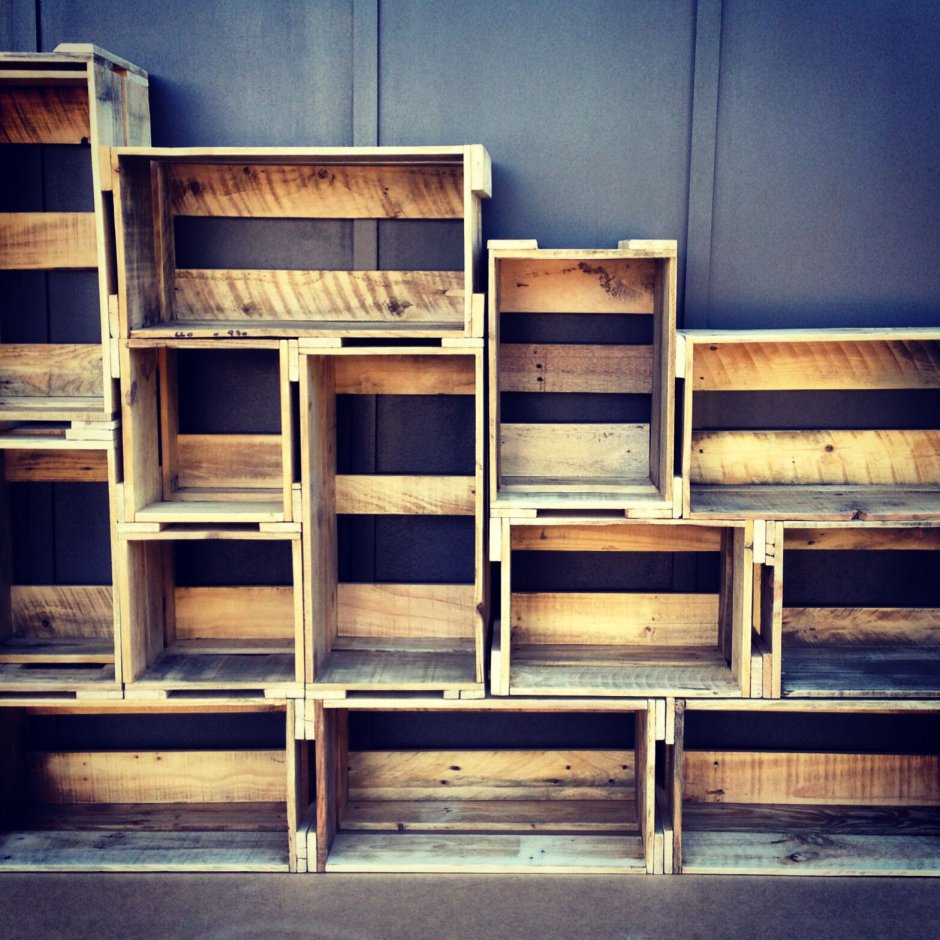 Стеллаж из европоддонов