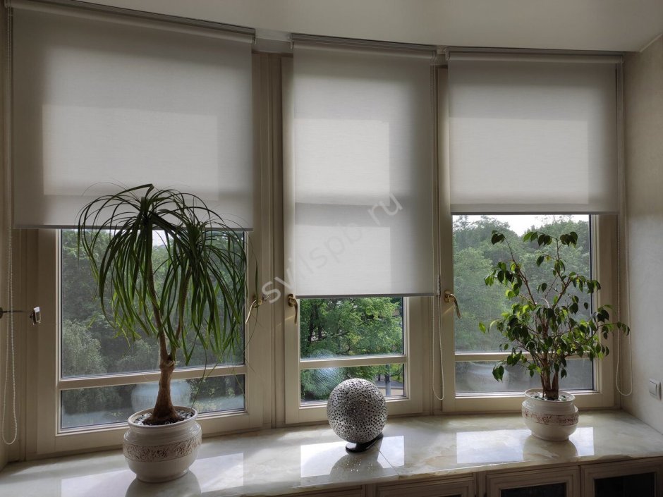 Шторы рулонные ЛВТ белый