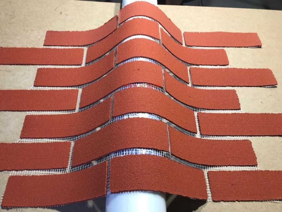 Гибкий камень для внутренней отделки стен