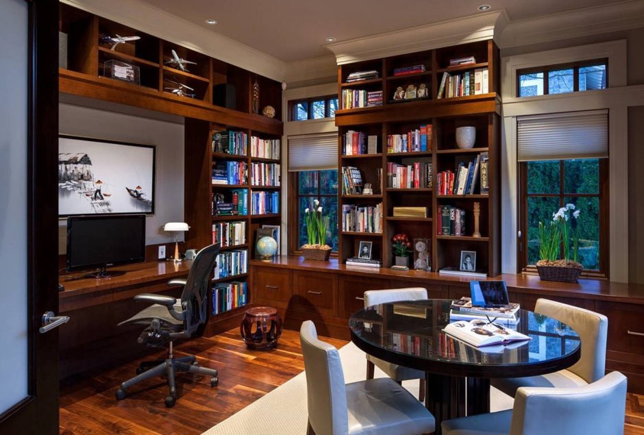 Уютный интерьер кабинета