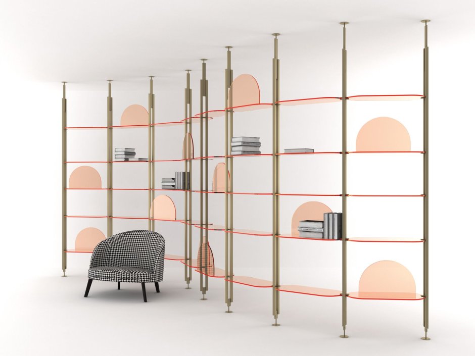 Стеллаж полукруг