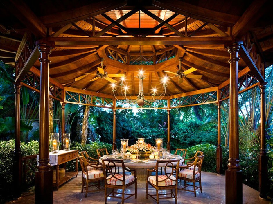 Красивые беседки