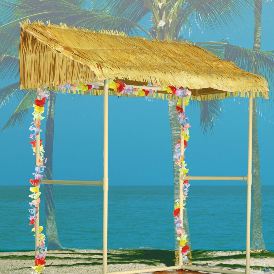 Беседка в гавайском стиле
