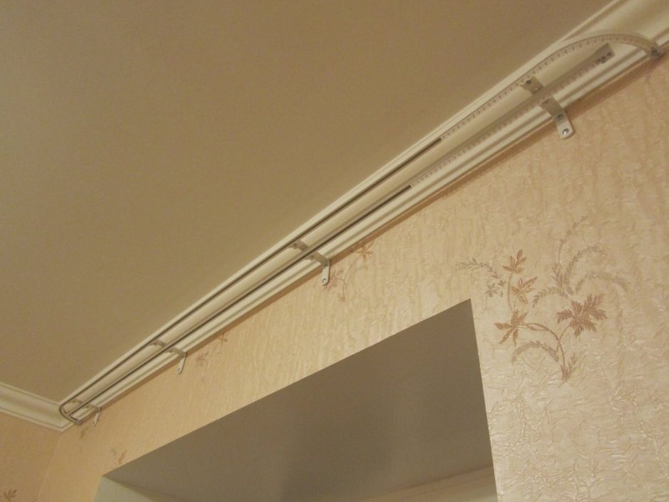 Закарнизная ниша из гипсокартона