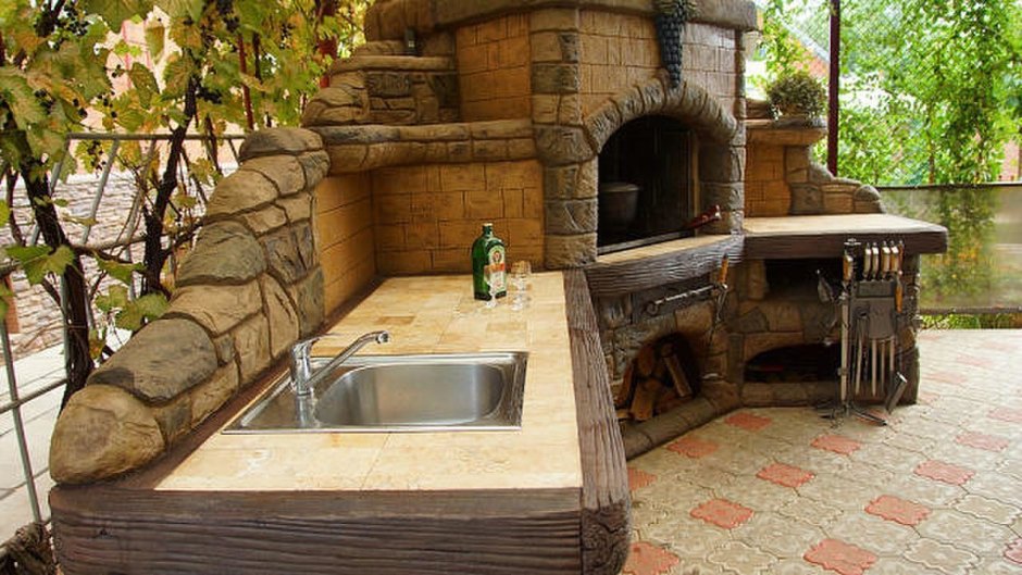 Печные комплексы барбекю