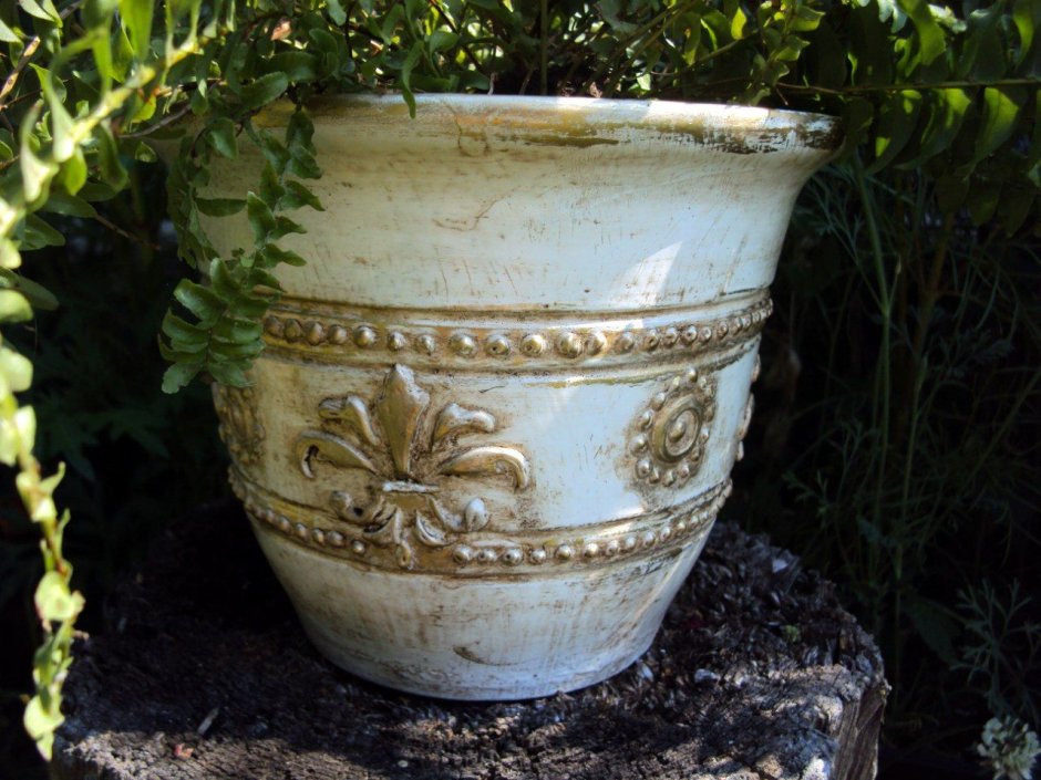 Кашпо фарфоровое немецкое