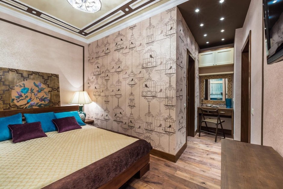 Спальня с гардеробной