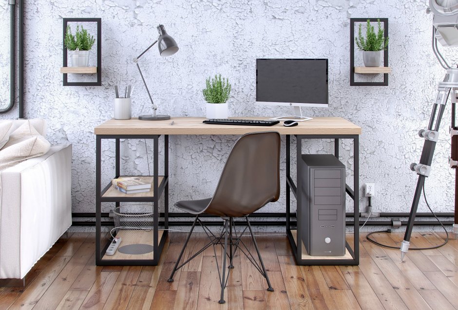 Компьютерный стол лофт 1045