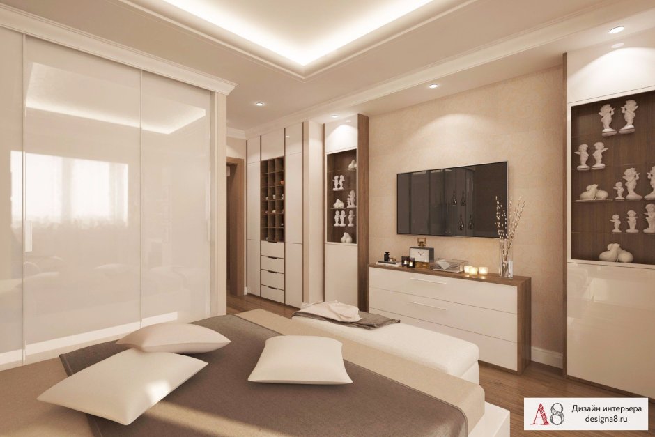 Гардеробная вс спальне