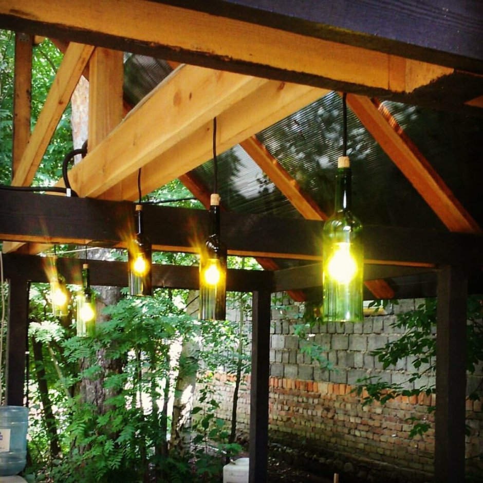 Освещение в беседке