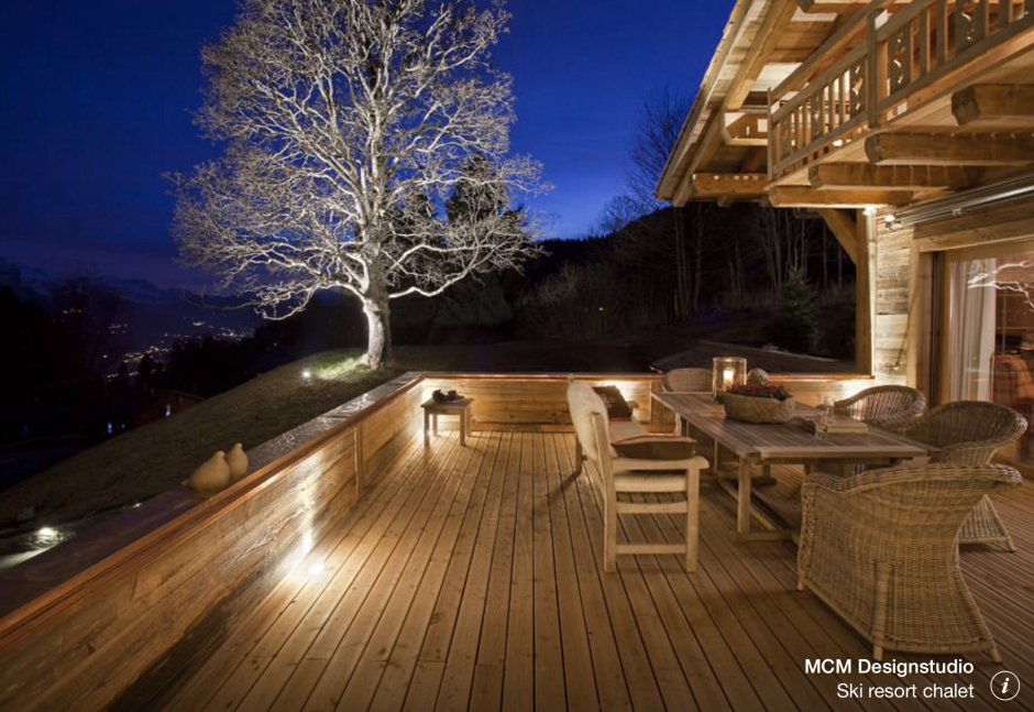 Освещение на веранде